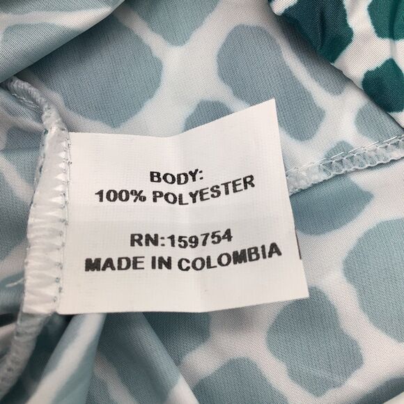 The Bubble Womens‎ Poncho Lefty Hooded Jacket Green Size Medium NWT - Picture 12 of 14